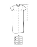 MAXI T-DRESS LIGHT / RUGGINE