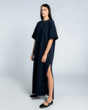 MAXI T-DRESS / BLU