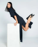 MAXI T-DRESS / BLU