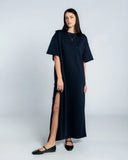MAXI T-DRESS / BLU