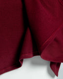 MAXI T-DRESS / BORDEAUX