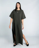 MAXI T-DRESS / VERDE