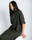 MAXI T-DRESS / VERDE