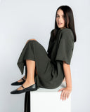 MAXI T-DRESS / VERDE