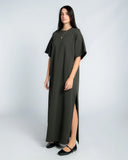 MAXI T-DRESS / VERDE