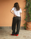 PANTALONI COTONE / NERO