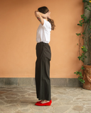 PANTALONI COTONE / NERO