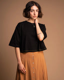 T-SHIRT CROP / GIALLO