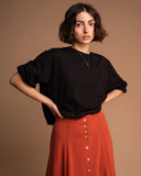 T-SHIRT CROP / ARANCIONE
