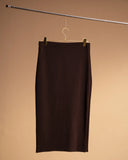 GONNA MIDI RECYCLED / MARRONE