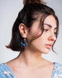ORECCHINO DELIA AZZURRO / VETRO DI MURANO