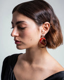 ORECCHINO DELIA ROSSO / VETRO DI MURANO