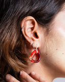 ORECCHINO DELIA ROSSO / VETRO DI MURANO