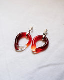 ORECCHINO DELIA ROSSO / VETRO DI MURANO