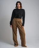 PANTALONI / CAMMELLO SCURO