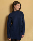 VESTITO IN MAGLIA / BLU