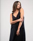 EVERYDAY SLIP DRESS / NERO