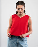 TOP COSTANZA / ROSSO