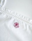 VESTITO PRENDISOLE CON ROSELLINA / RICAMATO