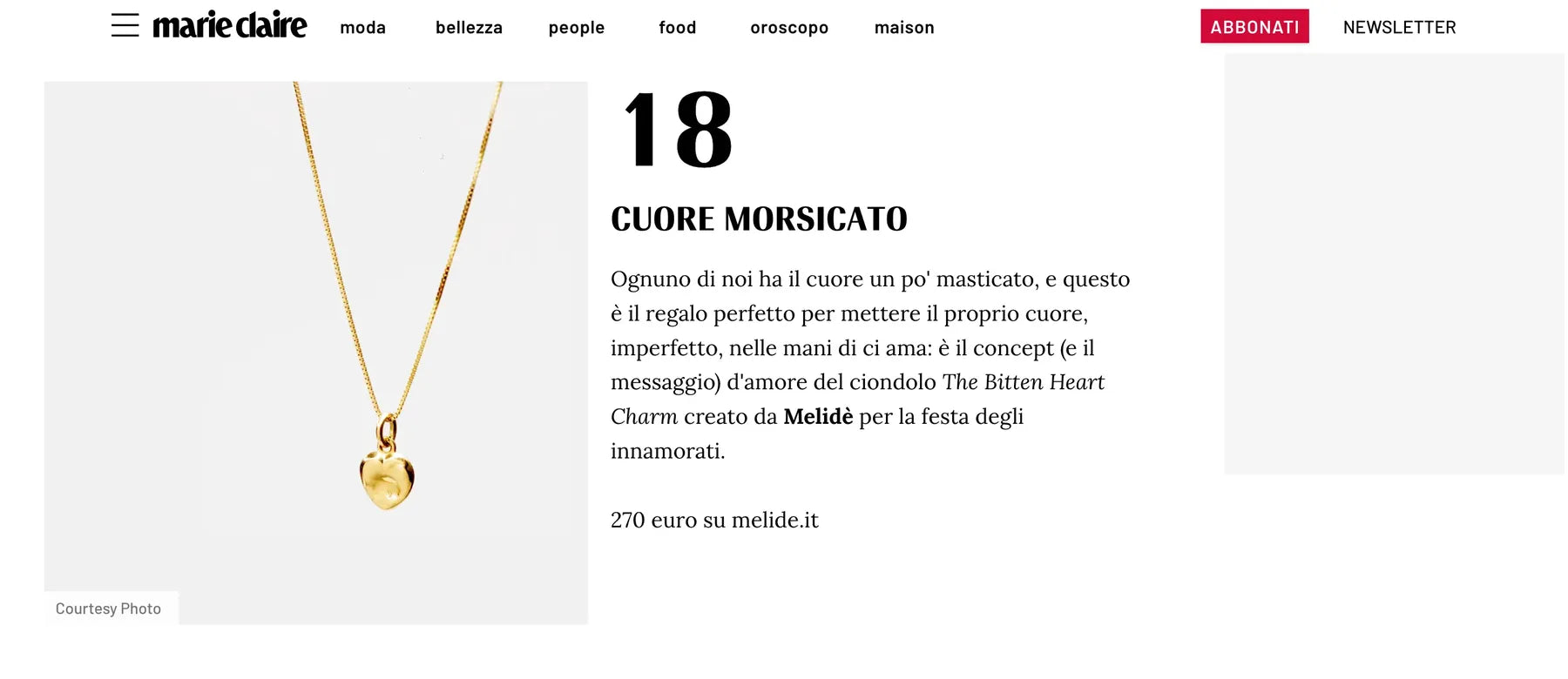 Gioielli a San Valentino
